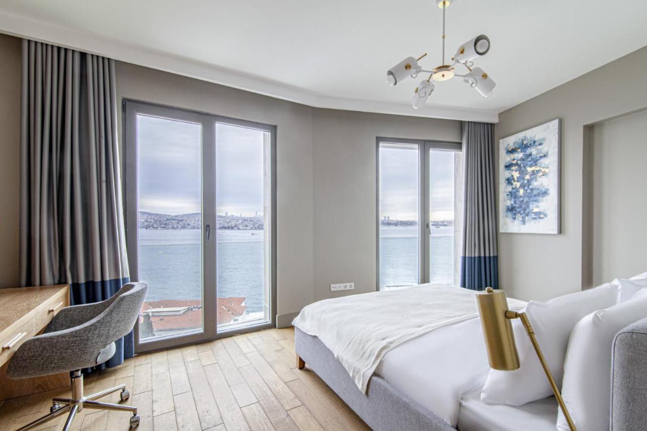 Flat With Panoramic Bosphorus View In Cihangir 이스탄불 외부 사진